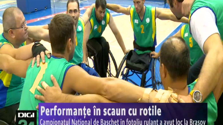 Performante in scaun cu rotile. Campionatul National de Baschet in fotoliu rulant a avut loc la Brasov Imagine