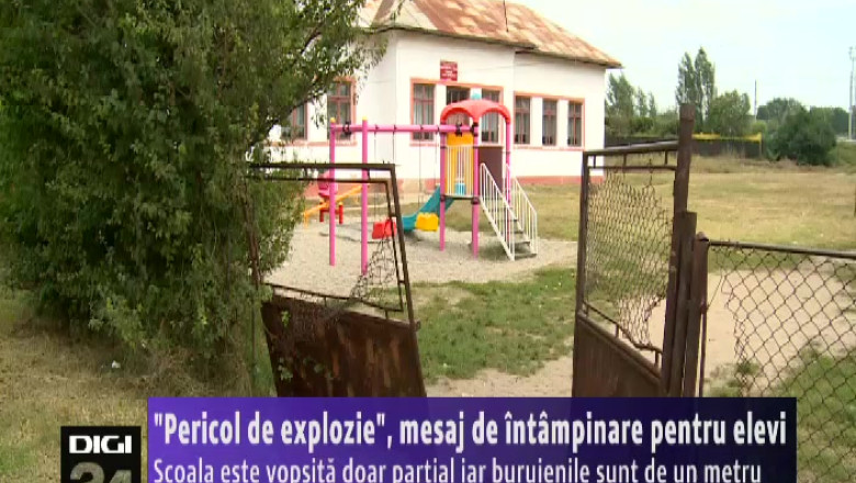 “Pericol de explozie”, mesaj de intampinare pentru elevi Imagine