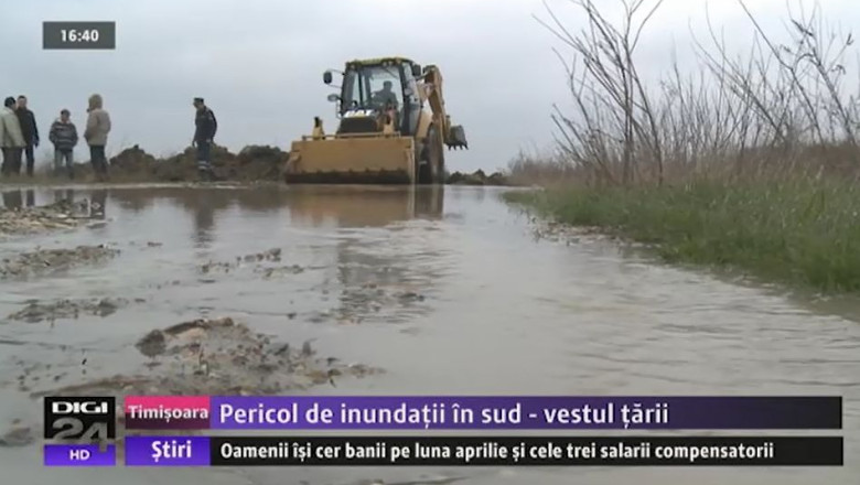Pericol de inundatii in sud - vestul tarii Imagine