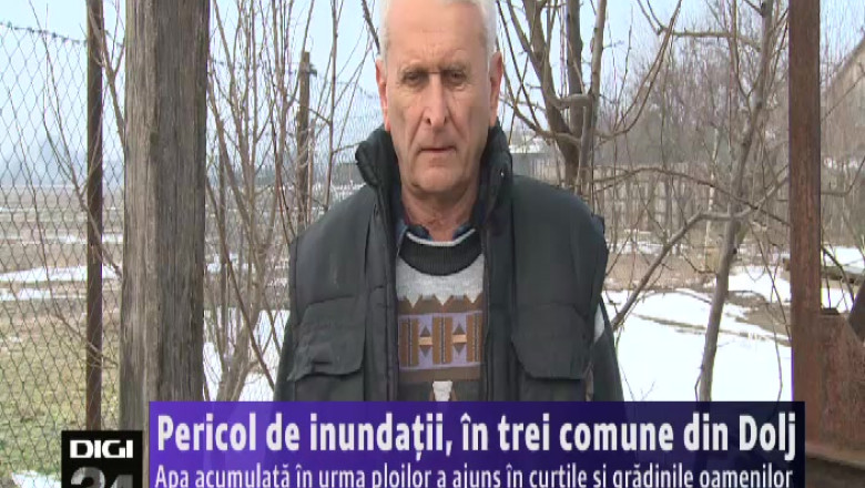 Pericol de inundatii, in trei comune din Dolj. Imagine