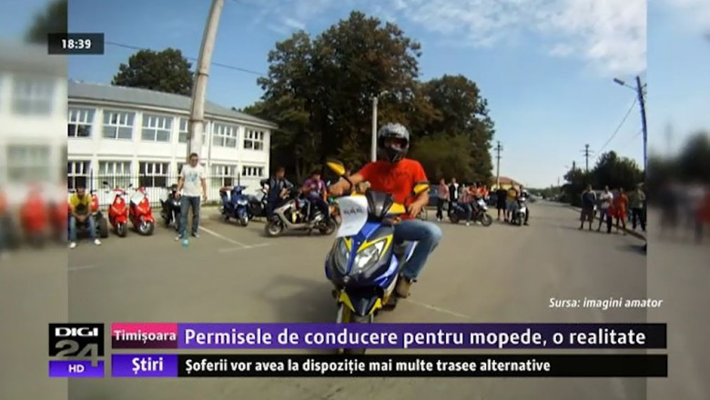 Permisele de conducere pentru mopede, o realitate Imagine