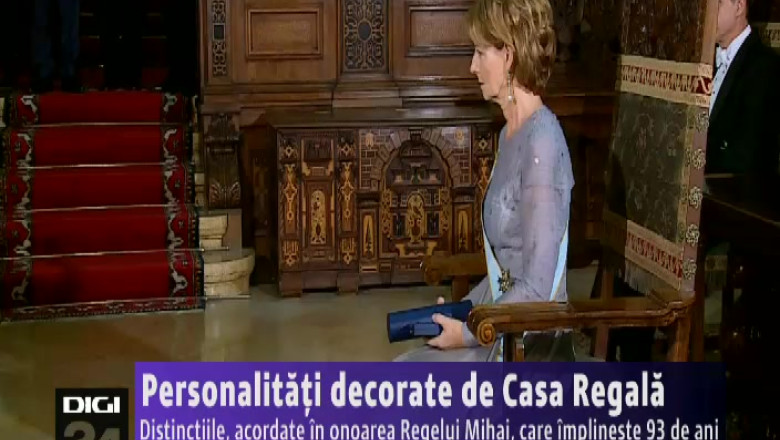 Personalitati decorate de Casa Regala. Distinctiile, acordate in onoarea Regelui Mihai, care implineste 93 de ani Imagine