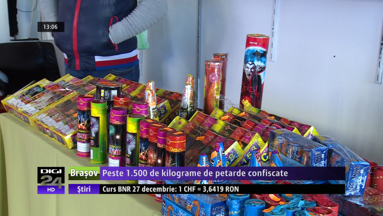 Peste 1.500 de kilograme de petarde au fost confiscate Imagine
