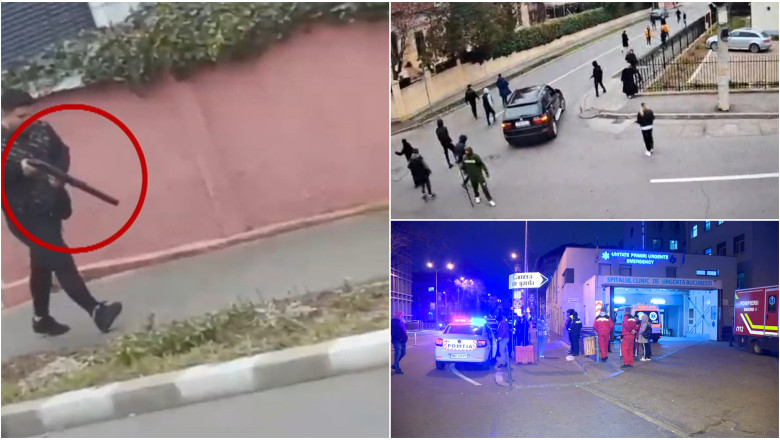 Peste 100 de oameni implicati in rafuiala cu doi morti de la Urziceni. Imagini cu atacatorii inarmati Imagine