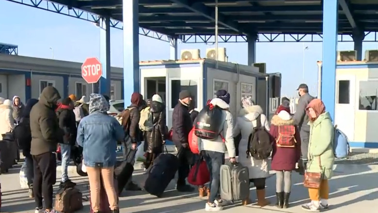 Peste 3,2 milioane de ucraineni au intrat in Romania de la inceputul razboiului Imagine