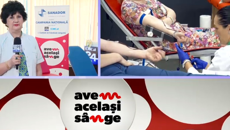 Peste 3.700 de romani au donat sange in cadrul campaniei Digi24 „Avem acelasi sange” Imagine
