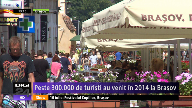 Peste 300.000 de turisti au venit in 2014 la Brasov Imagine