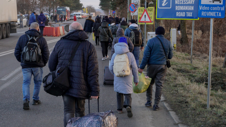 Peste 4 milioane de ucraineni au intrat in Romania de la inceputul razboiului Imagine