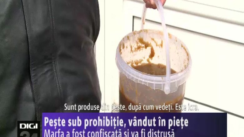 Peste sub prohibitie, vandut in pietele din Craiova. Marfa a fost confiscata si va fi distrusa   Imagine