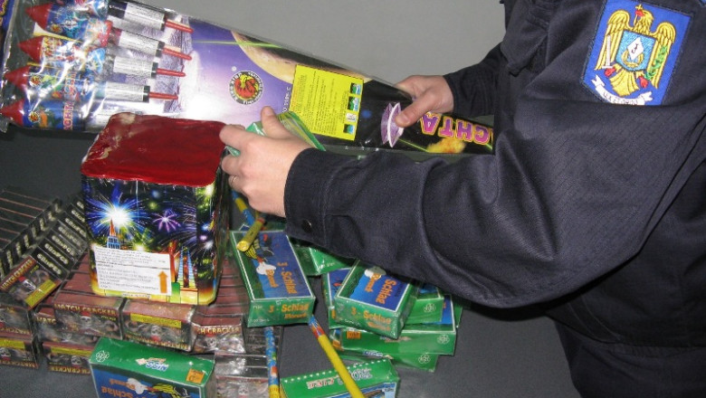 Petarde confiscate de jandarmi. Cei care le vindeau fara autorizatie s-au ales cu dosare penale Imagine