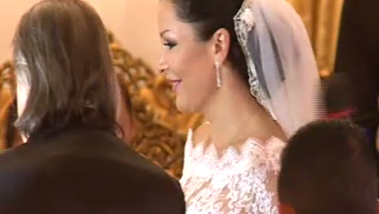 Petrecere cu fast in Poiana Brasov. Ilie Nastase si Brigitte Sfat au celebrat casatoria Imagine