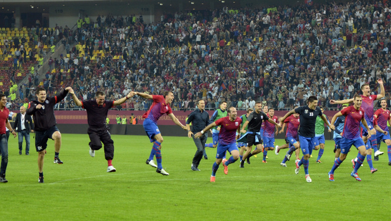 Petrecerea va avea loc. Stelistii vor sarbatori titlul cu numarul 24 marti, dupa meciul cu FC Brasov Imagine