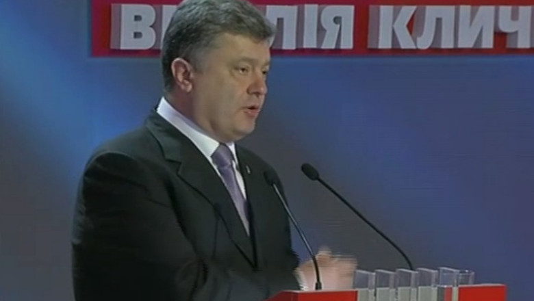 Petro Porosenko a fost ales presedinte al Ucrainei din primul tur - exit poll. Alegerile au fost validate Imagine