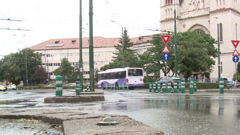 Piata Balcescu din Timisoara: traficul rutier nu se inchide complet, restrictiile de trafic se vor aplica in trei etape Imagine
