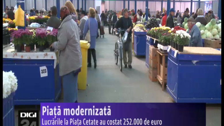 Piata Cetate, modernizata cu 252.000 de euro Imagine