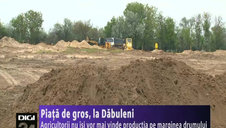 Piata de gros, la Dabuleni, in Dolj. Agricultorii nu isi vor mai vinde productia pe marginea drumului   Imagine