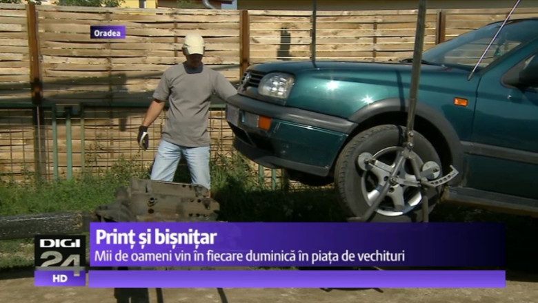 Piata de vechituri din cartierul de lux „Europa”. Comerciant: „Oamenii traieste prin obiectele astea care le vinde si ei sa traiasca!” Imagine