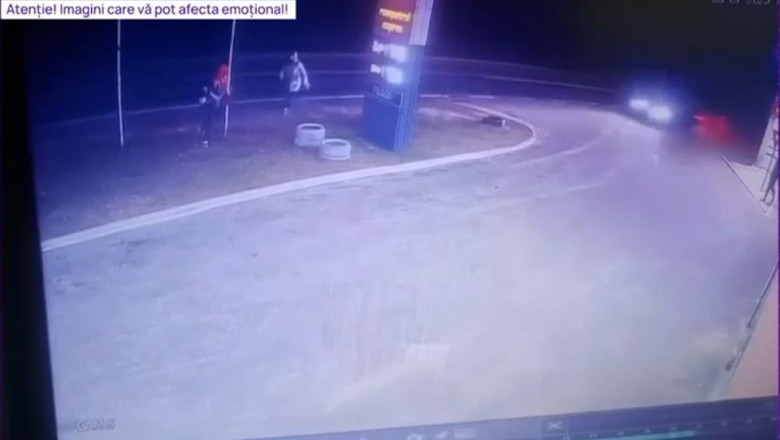 Pietoni accidentati mortal de un sofer in varsta de 18 ani. Momentul impactului a fost surprins de camere de supraveghere Imagine