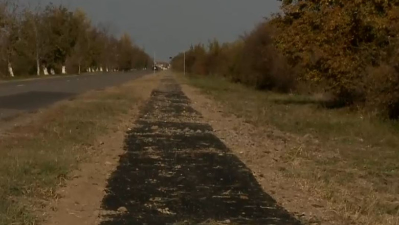 Pista pentru biciclete, turnata peste iarba. Lucrarile de mantuiala au starnit nemultumirea localnicilor: „Asta intr-un an se duce” Imagine