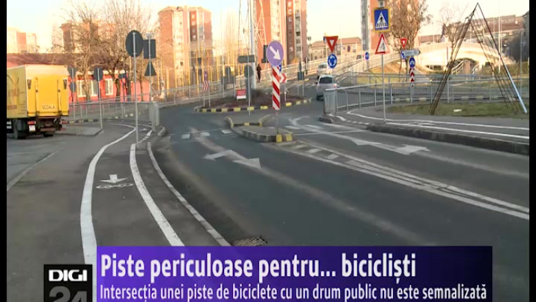 Piste periculoase pentru... biciclisti Imagine