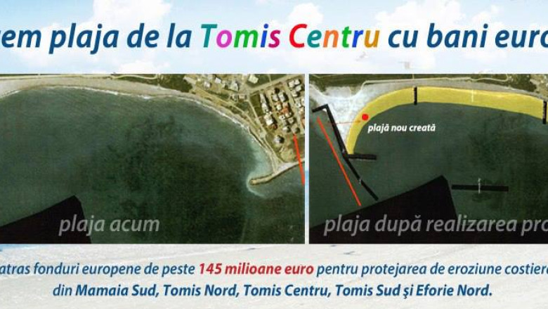 Plaje mai late cu 60 de metri. Peste trei milioane de metri cubi de nisip vor fi adusi din larg Imagine