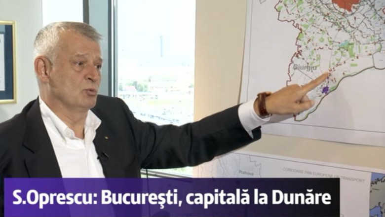 Planul de regionalizare al lui Sorin Oprescu: Ilfov, Giurgiu si Calarasi, intr-o regiune cu Bucurestiul Imagine