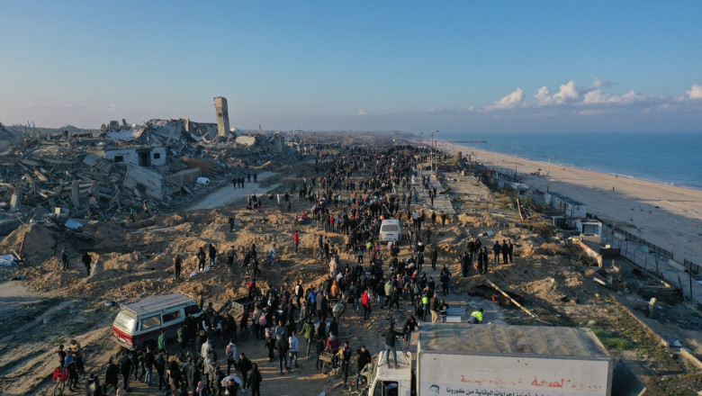 Planul lui Trump pentru Fasia Gaza coincide cu visul ginerelui sau de a construi proprietati la malul marii, in teritoriul palestinian Imagine