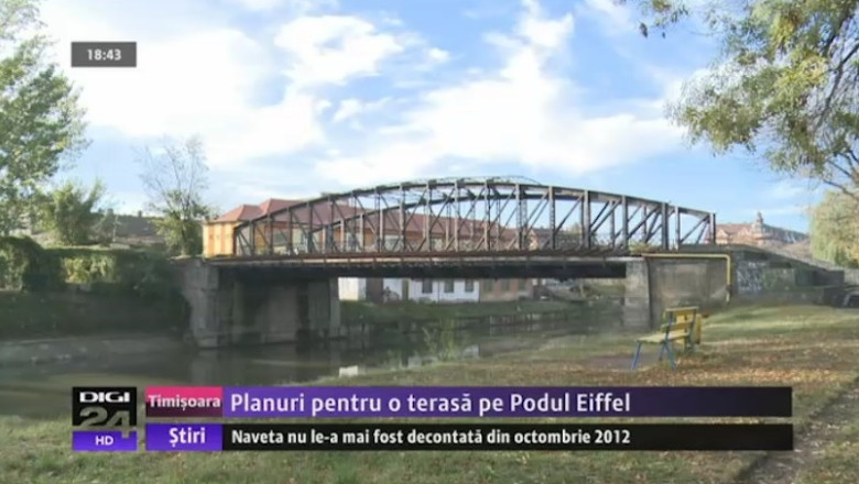 Planuri pentru o terasa pe Podul Eiffel Imagine