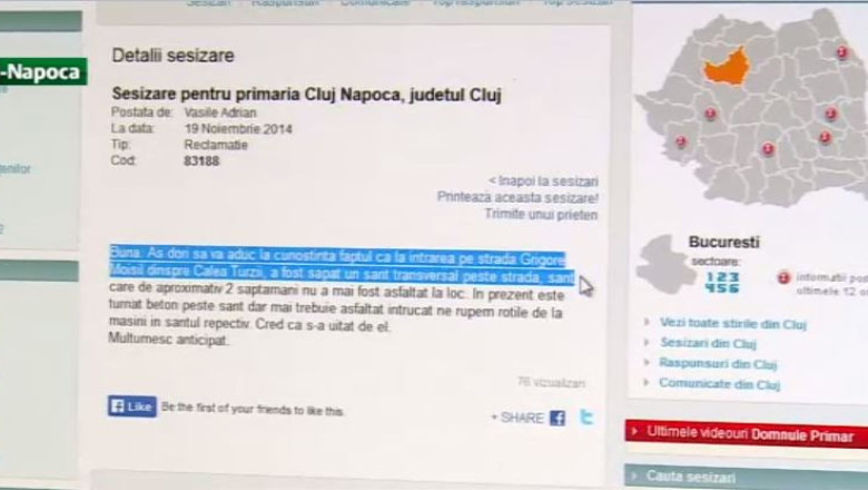 Platforma pentru sesizari, din 2015 Imagine