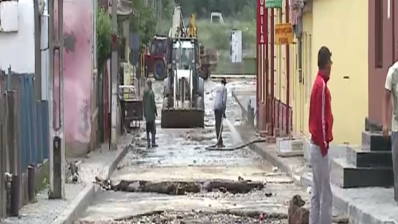 Ploaia a facut in Cernavoda pagube semnificative Imagine