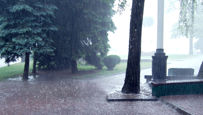 Ploi in jumatate din tara. De miercuri pana joi, si in Bihor vor cadea precipitatii importante Imagine