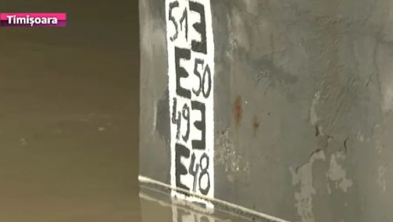 Ploi si risc de inundatii in vestul tarii Imagine