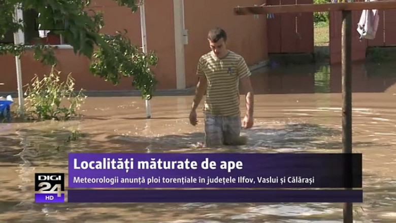 Ploi, vant si vreme rea in Romania. Sunt afectate judete din Moldova, din sud-estul tarii, dar si Capitala Imagine