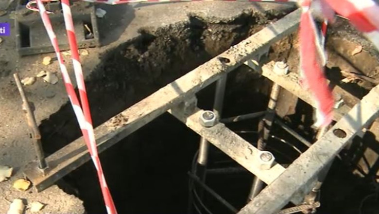 PLOIESTI. O femeie si-a fracturat coloana dupa ce a cazut intr-o groapa nesemnalizata din statia de tramvai Imagine