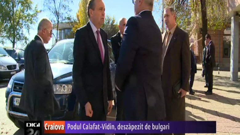 Podul Calafat-Vidin, deszapezit de bulgari Imagine