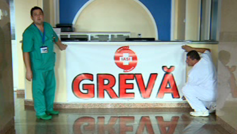 Policlinici inchise in Iasi timp de doua ore - cadrele medicale intra in greva de avertisment Imagine