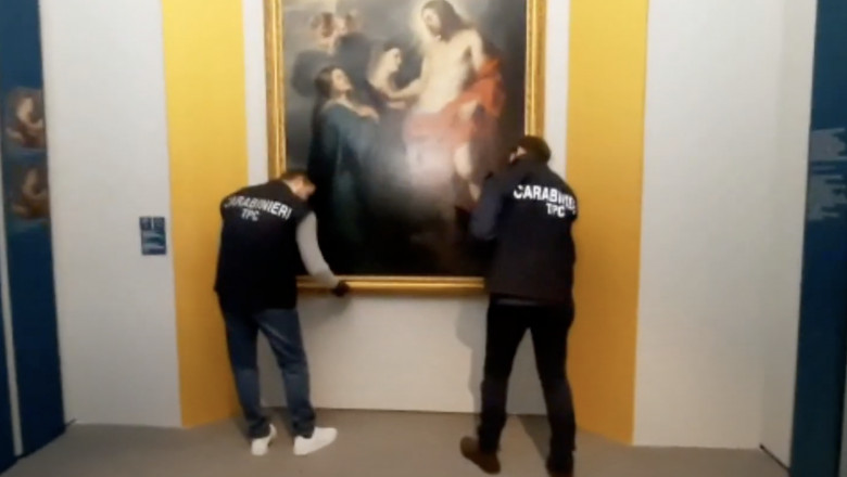 Politia italiana a confiscat un tablou de Rubens de la o expozitie din Genova. Care sunt banuielile anchetatorilor Imagine