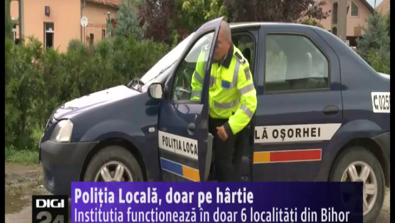 Politia Locala, doar pe hartie. Institutia functioneaza in doar 6 localitati din Bihor Imagine