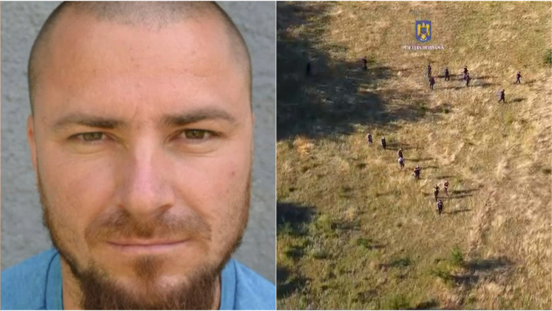 Politia ofera recompensa pentru prinderea fugarului Emil Ganj, suspectat ca si-a ucis partenera apoi i-a dat foc la casa