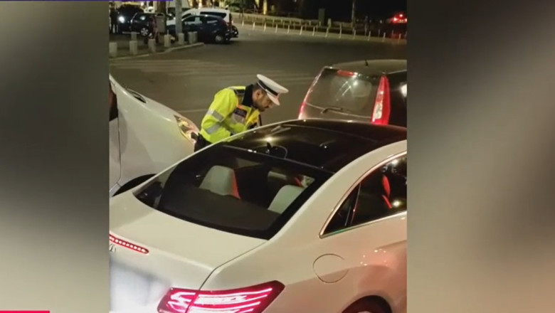 Politia spune ca agentul care a intervenit in cazul soferului scapat de fortele de ordine „a fost foarte ferm” Imagine