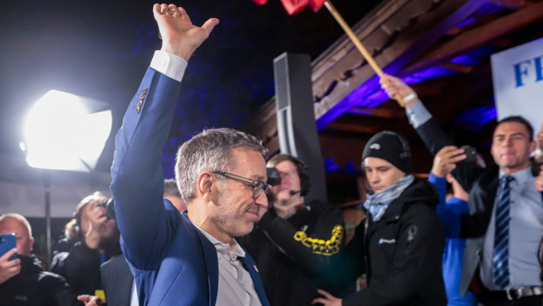 Politico: Austriecii au preferat un partid fondat de nazisti, apropiat de Rusia. Este prima data dupa Al Doilea Razboi Mondial Imagine