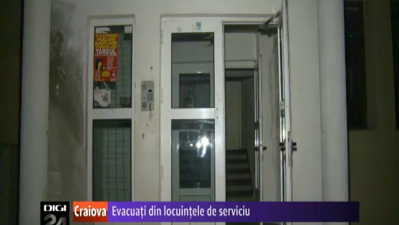 Politisti din Gorj, evacuati din locuintele de serviciu Imagine
