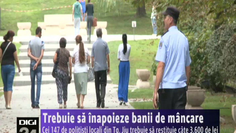 Politistii locali din Tg. Jiu trebuie sa restituie cate 3.600 de lei   Imagine