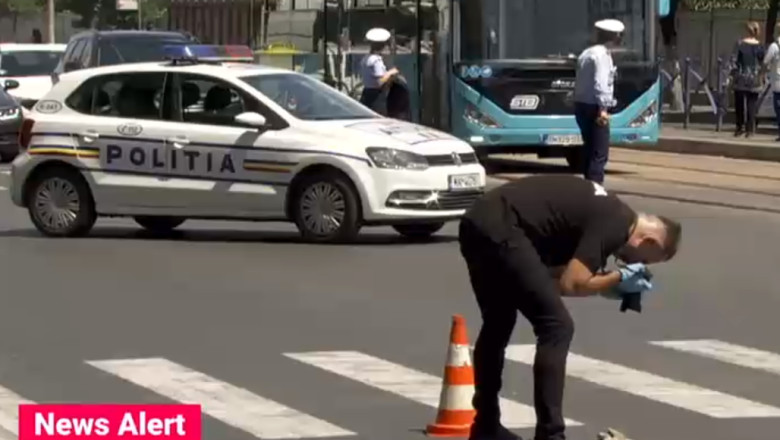 Politistul, care a accidentat o femeie in Caracal si a plecat de la locul faptei, a fost retinut de procurori Imagine