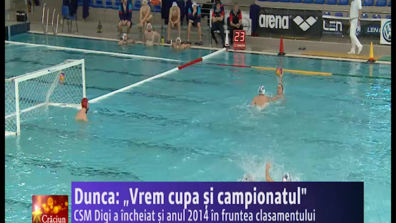 POLO. CSM Digi a incheiat si anul 2014 in fruntea clasamentului Imagine