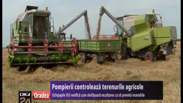 Pompierii controleaza terenurile agricole Imagine