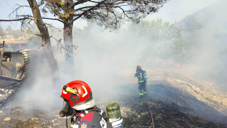 Pompierii romani, trimisi in Grecia la stingerea incendiilor de vegetatie. Salvatorii au o misiune dificila Imagine