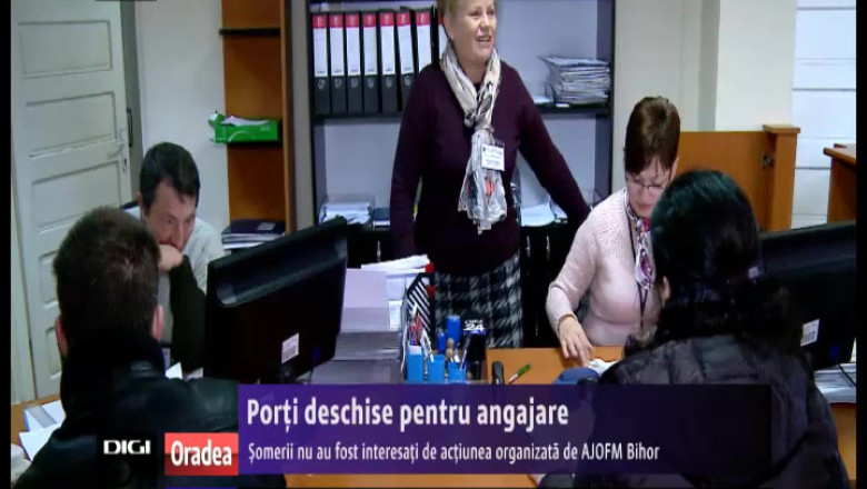 Porti deschise pentru angajare la AJOFM Bihor Imagine
