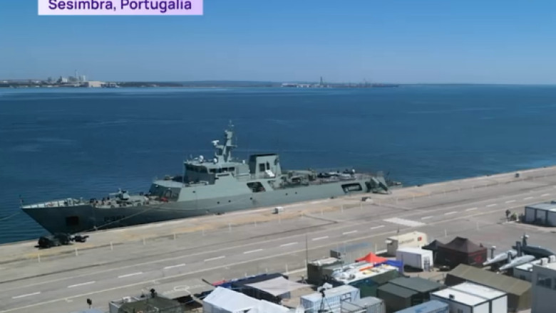 Portughezii isi construiesc la Galati prima nava pentru lansarea dronelor. Ironia situatiei: Romania nu are nici nave noi, nici drone Imagine