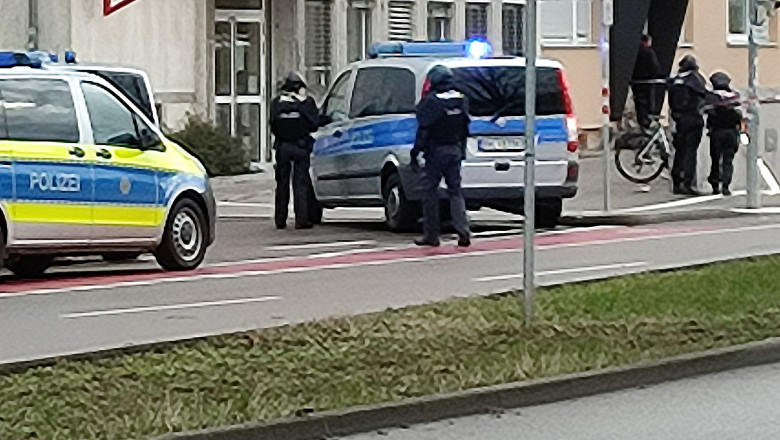 Posibila luare de ostatici in orasul german Karlsruhe. Politia a delimitat zona Imagine